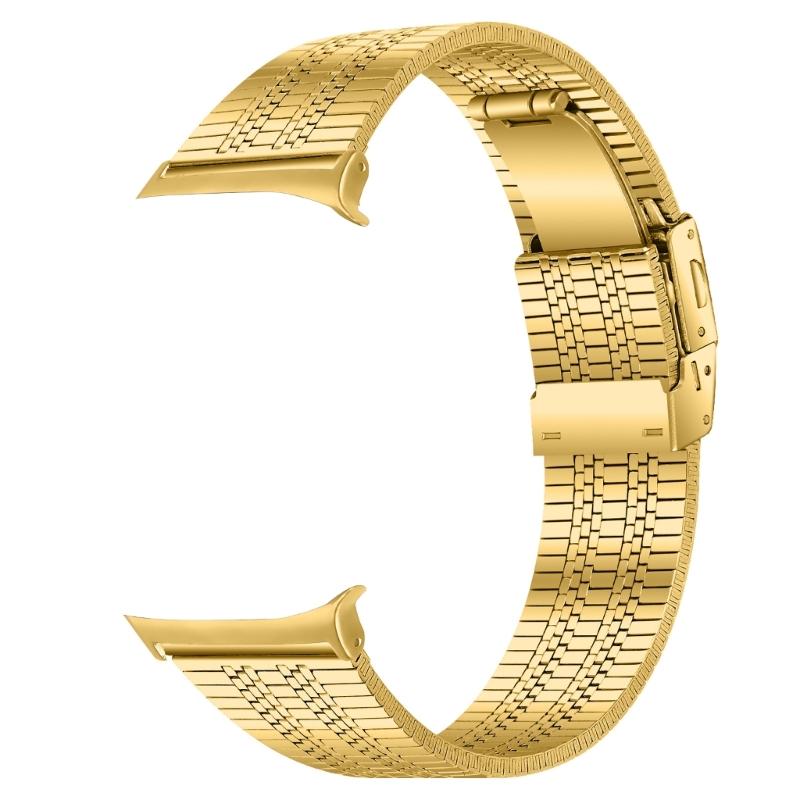 Luxury Five Beads Metal Straps for Watch7 SmartWatch, 47mm Secure Clasps