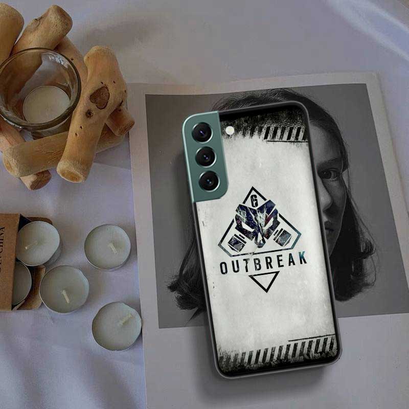 Game Rainbow S-Six S-Siege Phone For Samsung S25 Edge Galaxy S22 Ultra S21 S10 S9 Plus S20 S23 S24 FE Case S10E Cover Silicone S
