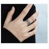 Adjustable Open Ring Women With Delicate Lace Design Minimalist Boho Chic Plated Jewelry