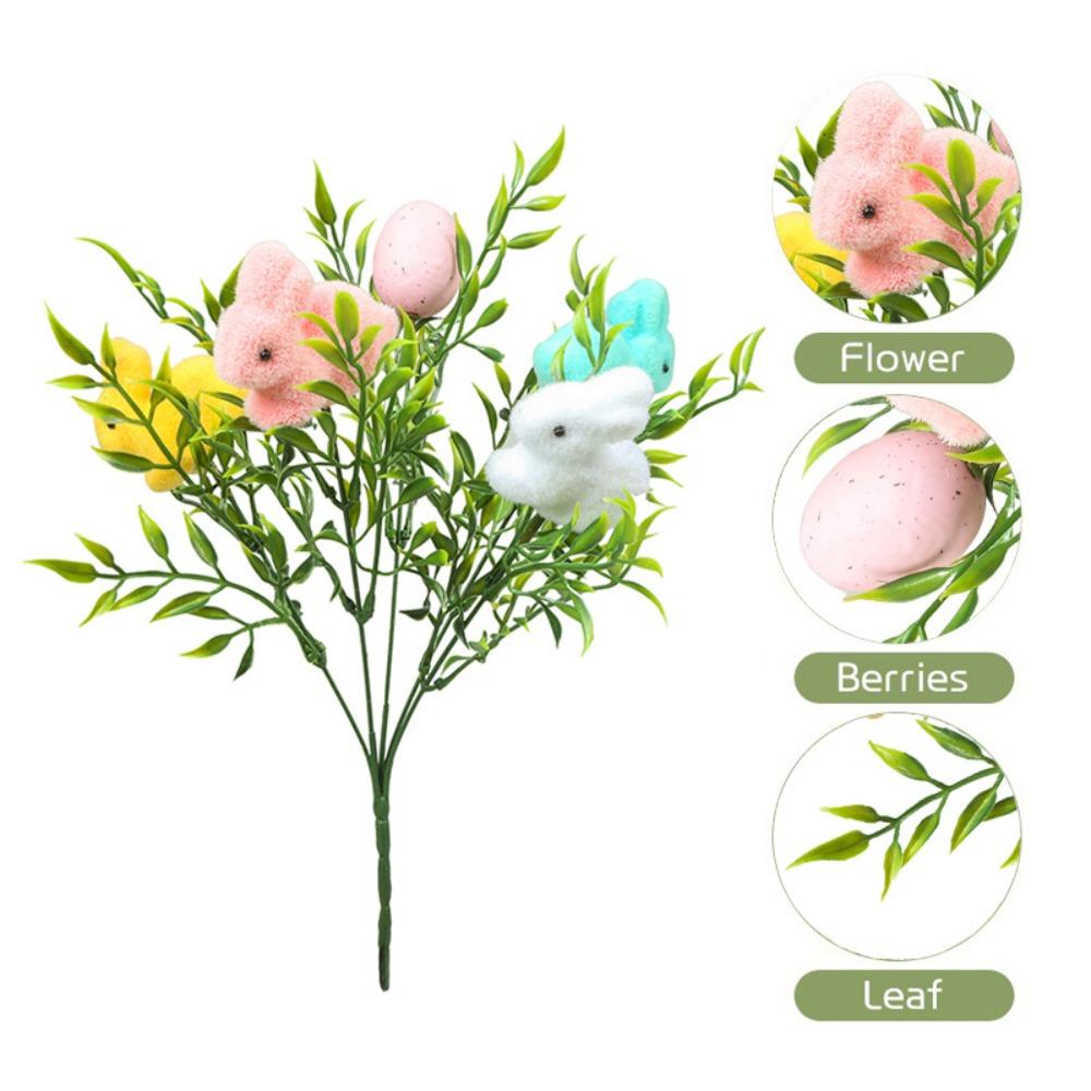 Artificial Eggs Tree Branch Foam Painting Foam Egg New Fake Plant  Festival Party