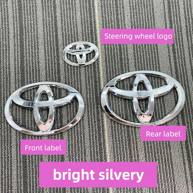 2026 Neu Für Toyota Auto Logo 3D für Toyota Auto Serie Corolla Camry RAV4 Front Kühlergrill Haube Motorhaube Emblem Hinten Heck Stoßstange Tr