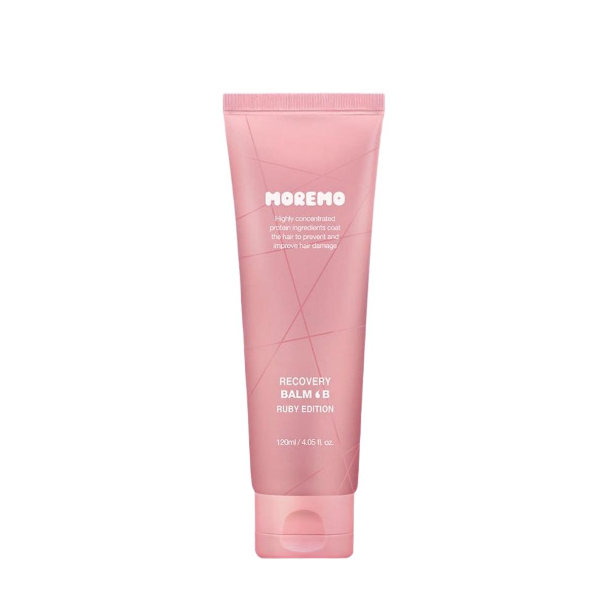 Moremo Recovery Balm B Ruby Edition Non-Wash Leave-in Treatment 120ml (Heat Protection & Damage Repair)