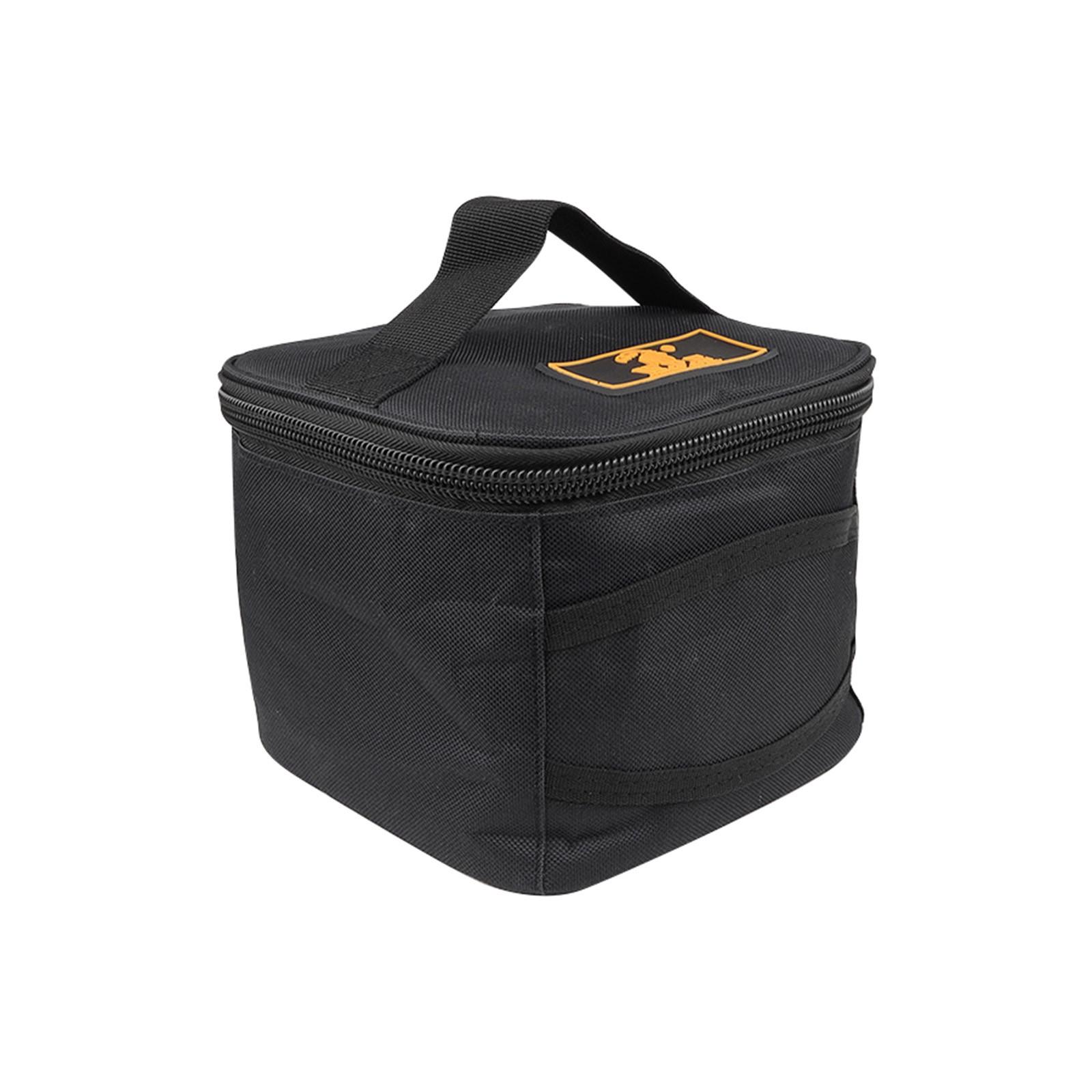 

Сумка для хранения рыболовной катушки, сумка для рыболовных снастей, ткань Оксфорд, водонепроницаемая сумка для рыболовной катушки, защитный чехол для катушек One Size чёрный