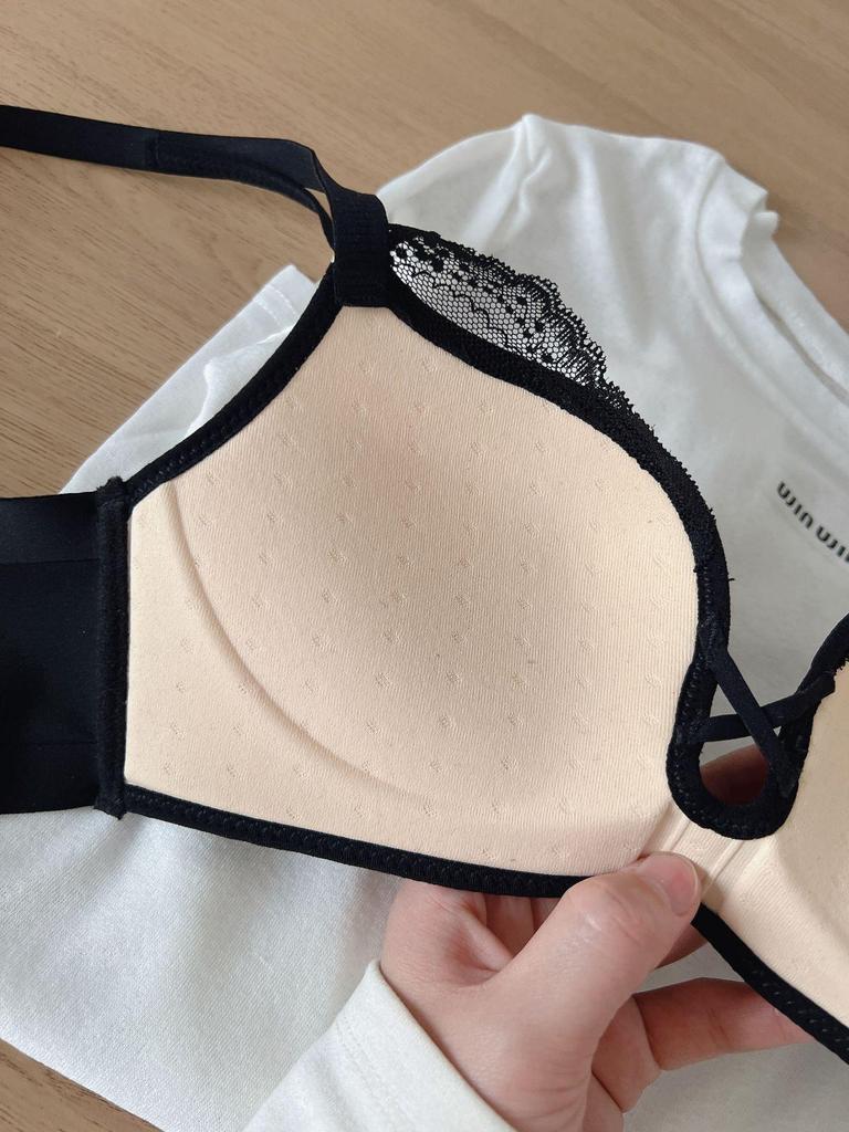 Wire-Free Lace Lift Bra: Enhances Bust, Anti-Sagging, Side Support, Sexy Design