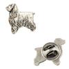 English Cocker Spaniel  - Silver-plated Dog Brooch, Elegant Pin, Jacket Lapel Decoration by Brand