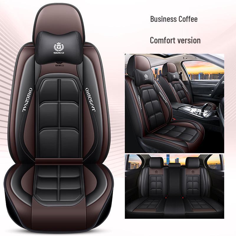 Universal Full Surround Leather Car Seat Cover for All Seasons
