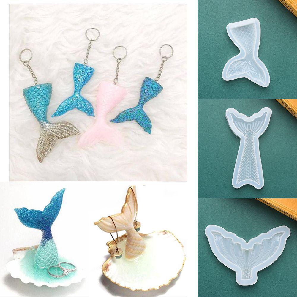 

New Home Decorating Soap Art Resin Tools Mermaid Tail Craft Molds Silicone Moulds