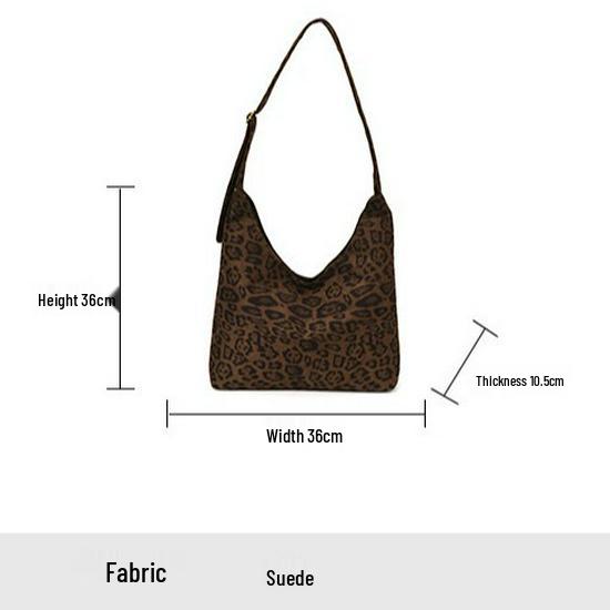 Sueded 2026 Retro Women's Tote: Large-Capacity Commuter Shoulder Bag