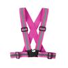 Outdoor Bicycle Reflective Belt Elastic Vest Night Running Cycling Reflective Stripe Safety Adjustable Vest Riding Equipment