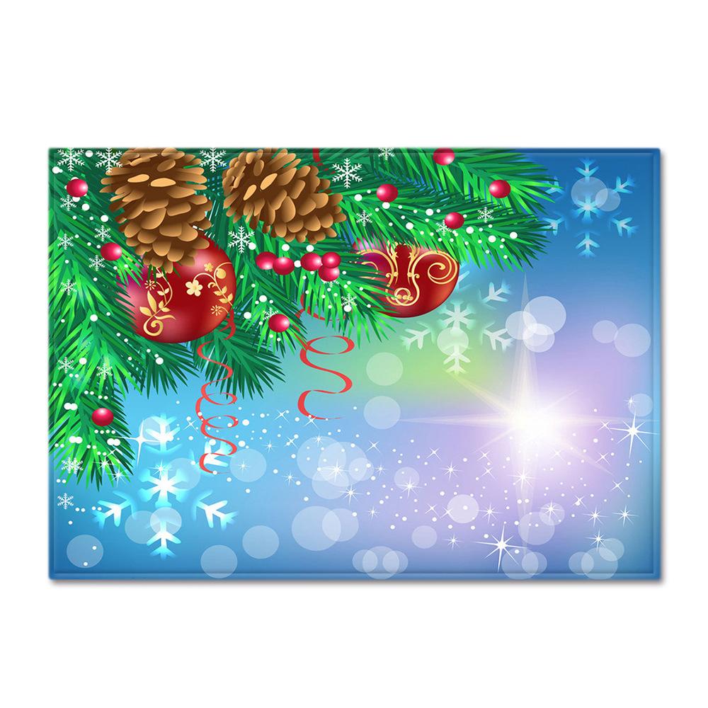 Christmas Living Room Floor Mat Bedroom Dining Room Carpet Carpet Doormat