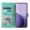 For Xiaomi Poco M7 4G (EU) (171mm) Wallet Case Butterfly Floral Imprint PU Leather Phone Cover with Wrist Strap - Purple