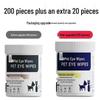 Pet Eye & Ear Cleanser Wipes for Cats & Dogs - Removes Tear Stains, Eye Discharge & Odor