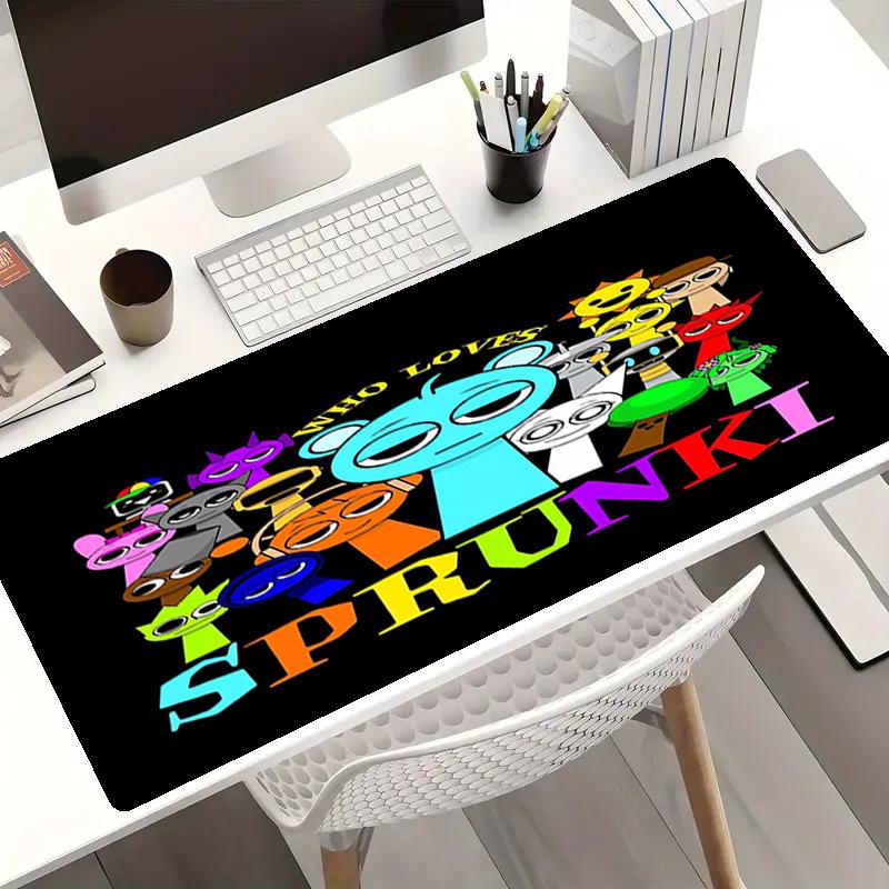 Sprunki Theme Mouse Pad, Non Slip Rubber Base, Multifunctional Office & Home Decor, Perfect for Workspace Personalization.