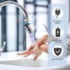 3 Colorful LED Faucet 360 Degree Rotation 3 Color Temperature Change Sensor Bright LED Light Accessories for Restaurant Bathroom Kitchen
