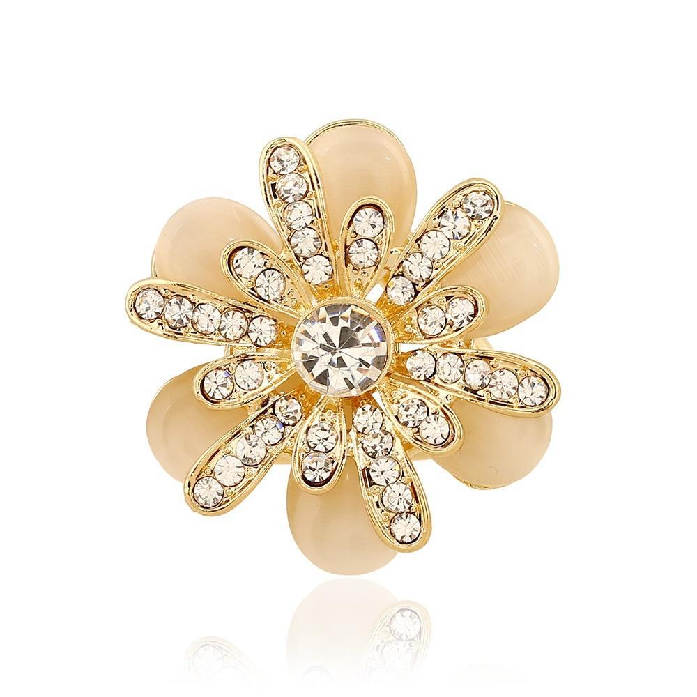 

Popular Tricyclic Rhinestone Flowers Scarf Buckle Brooch Holder Scarf Jewelry