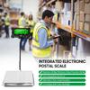 Electronic Digital Scale Stainless Steel Postal Scale LCD Backlight Display Portable Shipping Scale