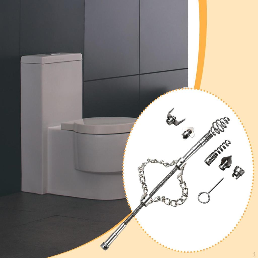 Accessory Household Flexible Replacement Sturdy Cleaning Tool for Shower Sink Toilet Sewer Kitchen