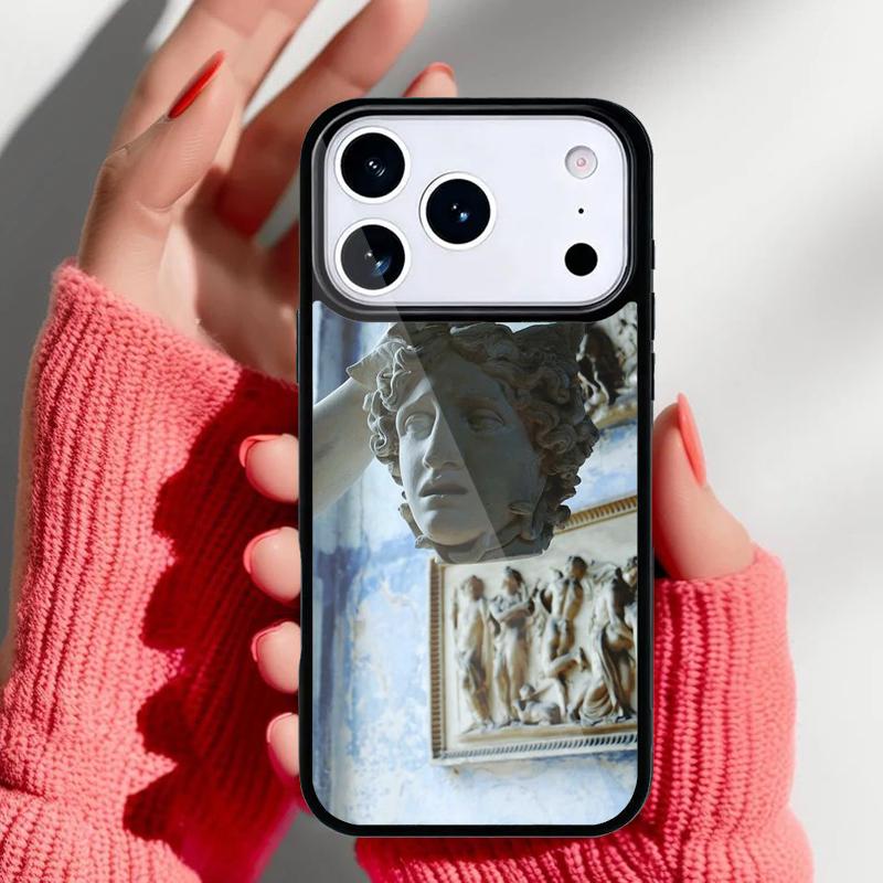 Greek Aesthetics Plaster statue Phone Case for iPhone 17 16 15 14 13 Pro Max Back Cover for 12 11 Pro Coque