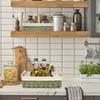 Set Of 2 Storage Basket Wicker Baskets For Organizing With Handle Decorative Storage Bins For Countertop Toilet Paper Storage