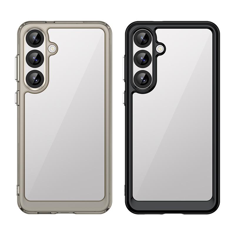 For Samsung Galaxy S25 Case Luxury Silicone Bumper TPU Transparent Cover Samsung S25 Plus Shockproof Protector Case S25 Cover