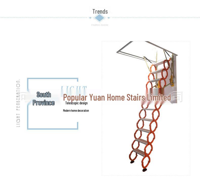 Automatic Folding Indoor Attic Extension Ladder