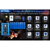 Kit d'outils de test et de nettoyage universels pour injecteurs de carburant avec 8 modes d'impulsion, double canal 4 fils (pour 2 injecteurs), Adaptateurs 8 Tailles,