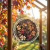 Cute Spooky Puzzle Halloween Acrylic Suncatcher Window Hanging,7.87 Inch Sun Catcher Themed Gift Idea Decoration Ornament Ideal for Gifting and Home
