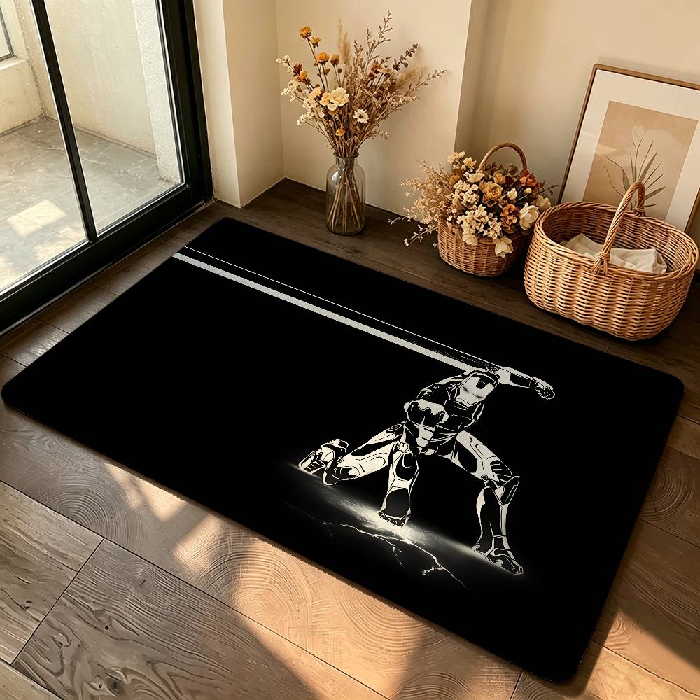 Cool I-Iron Man-S Carpet Bathroom Anti-slip Mat Door Mat Home Decoration Mat Entrance Door Mat Scratch-resistant Door Mat