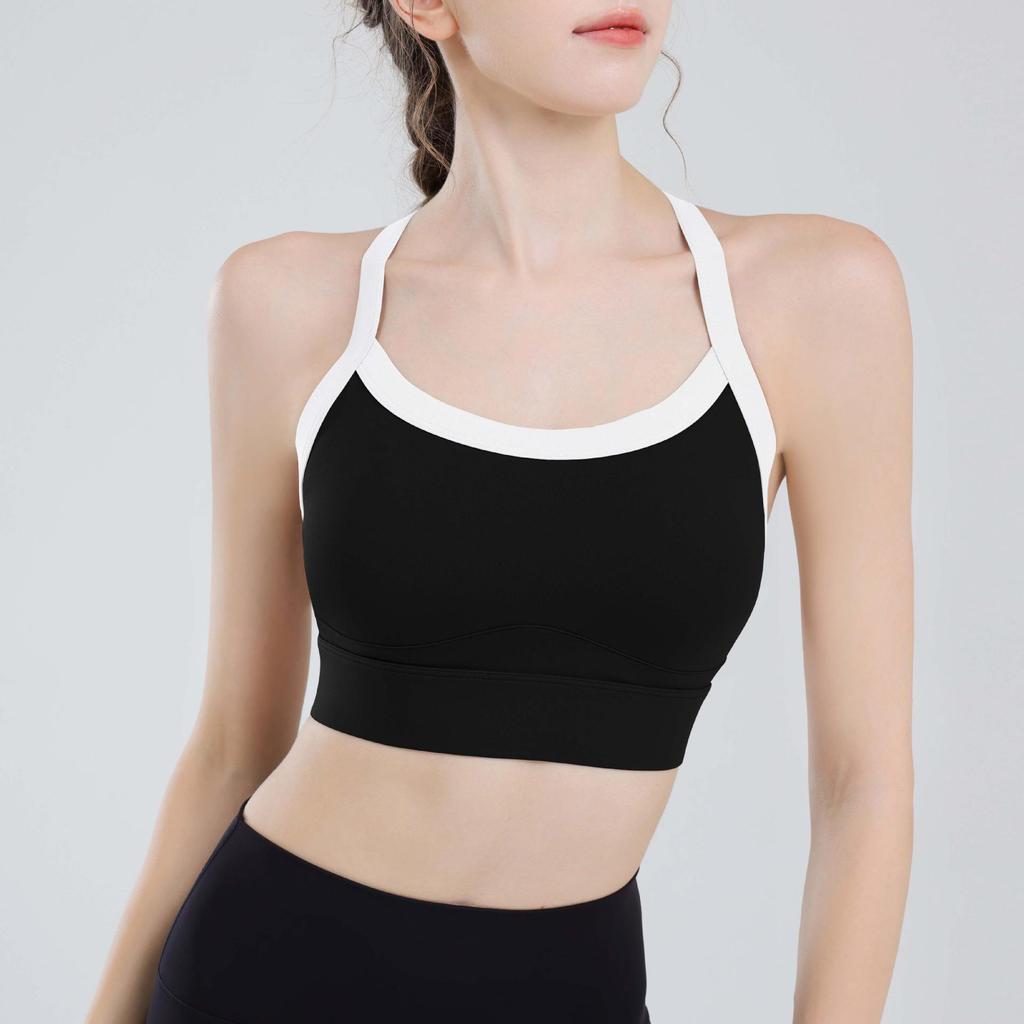 Shockproof Sleeveless Sports Bra: Quick-Dry Yoga Vest for Women