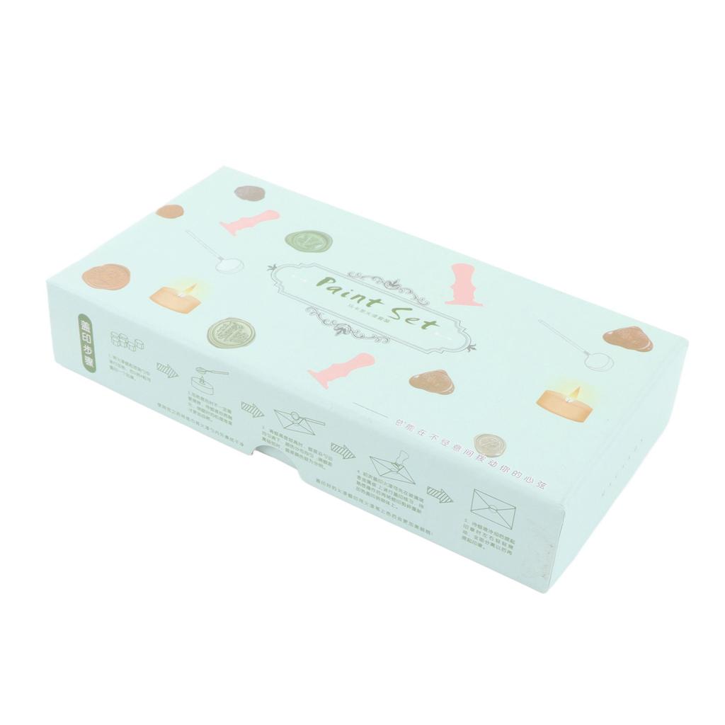 Wax Stamp Kit Retro Removable Handle Pattern Wax Stamp Sealing Kit for Envelope Invitation