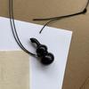 Women's 2024 Leather Magnetic Sunglasses & Earphone Lanyard Necklace for Outdoor Travel