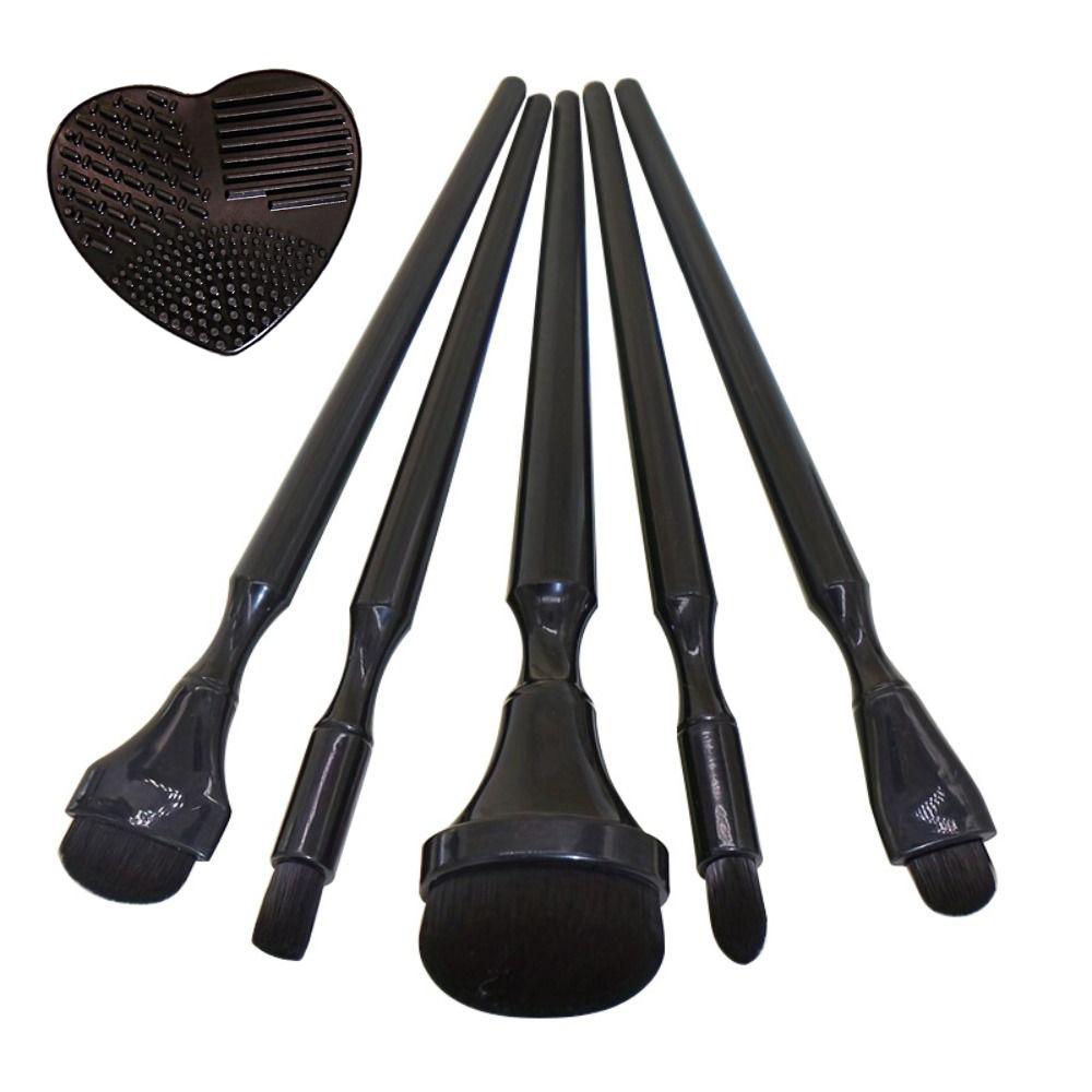 Professional Makeup Brush Set Ergonomic Handle Face Cosmetic Tools Powder Brush Beginner Friendly