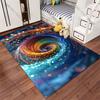 Cosmic Swirl Vibrant Energy Carpet Yoga Living Room Room Decor Children's Crawling Mat Doormat Area Rug Games Mat