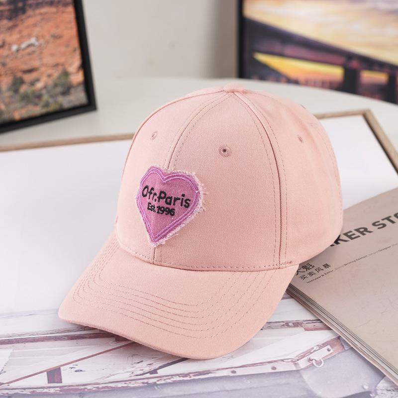 Neuer Hut für Damen, Herbst- und Winter-Hardtop-Baseballkappe, modisch und modisch, Sonnenschutzhut, Liebe