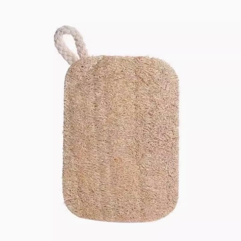 

Мочалка-нить для мытья посуды, Натуральная мочалка из люфы для мытья кастрюль, Прочная и нежирная чистящая щетка для домашнего и кухонного использования With a lanyard