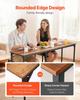 Bar Table, 1PCS 1600.2mm Kitchen Bar Table, Tall Dining Tables with Rounded Edge, Rectangular High Top Kitchen Tables for Balcony, Living Room, Light
