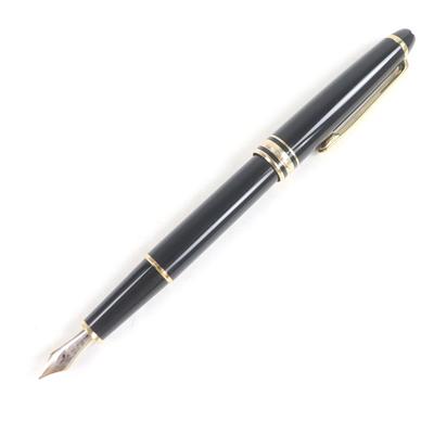 Skvělý plnicí pero MONTBLANC Meisterstck Classic Typ s víčkem Černá zlatá 14K pánské Použité