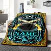 Customiz Name Personality Dungeons & Dragons (4) Blanket Soft &Warm Sofa Office Bed Travel Lunch Break Blanket, Gift Suitable for All Seasons