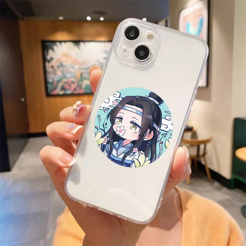 Heaven Officials Blessing Transparent Phone Case For iPhone 15 16 14 13 12 11 Pro Max XS X XR SE 7 8 Plus Straight Edge Cover