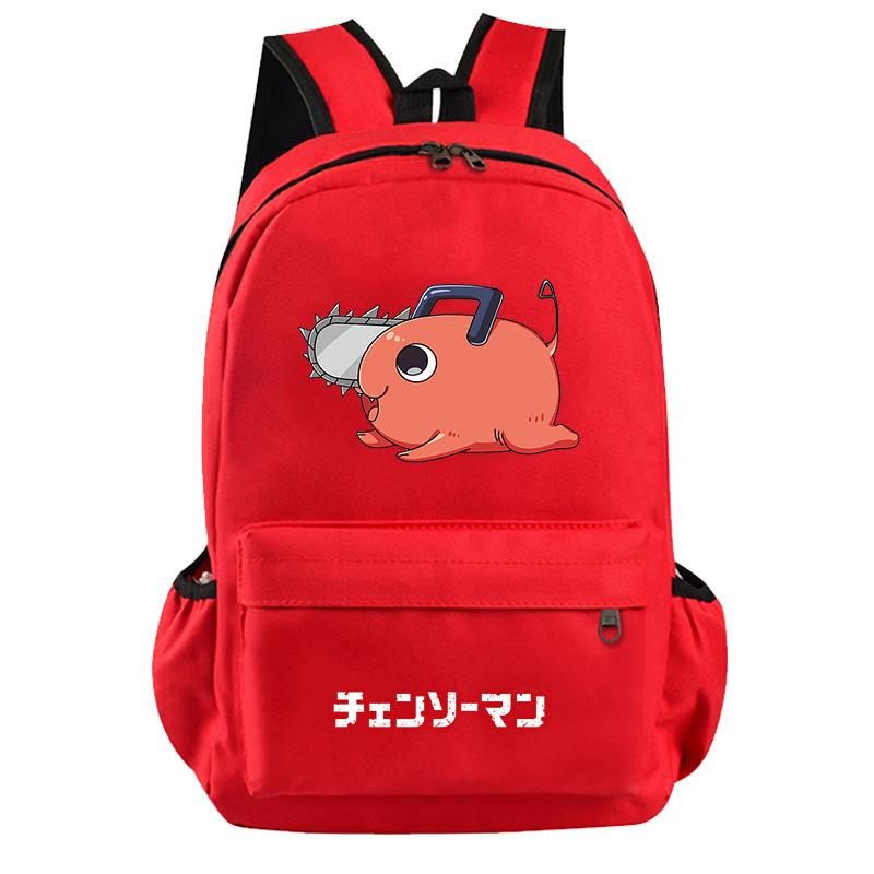 Anime Chainsaw Man Rucksack für Jungen Mädchen Hildren Zurück zur Schule Schultasche Student Kawaii Rucksack Luffy Nami Lysop Leichte Taschen