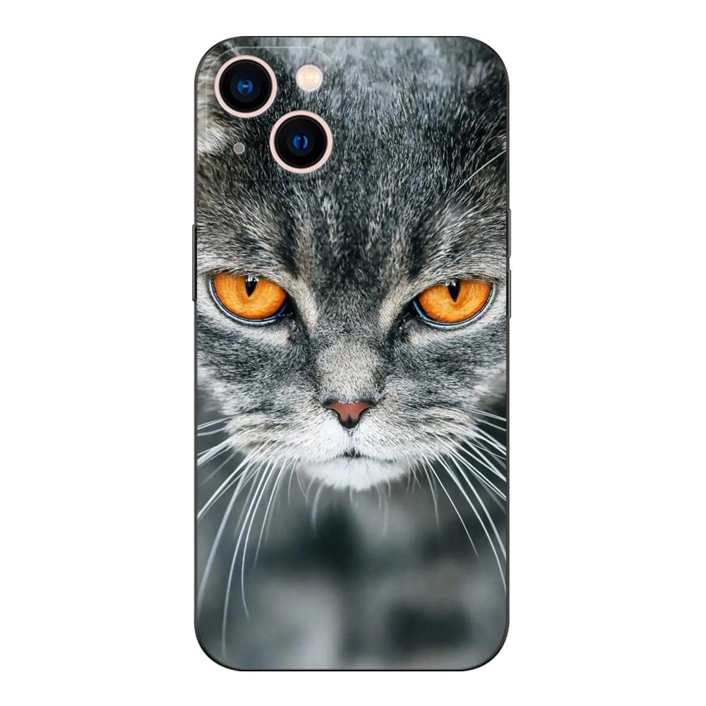 Husa neagra din tpu pentru Huawei Y9S Y6S Y8S Y5P Y7P Y8P y7 Y5 lite Prime 2018 Y6 2019 Husa British shorthair cat