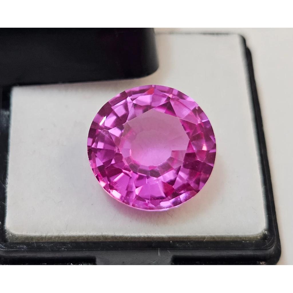 Round Cut Natural Pink Sapphire 9-10 Ct Stunning Loose Gemstone