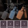 Custodia Portachiavi per Auto in Vera Pelle per Volvo EX30 Borsa Portachiavi Bluetooth Resistente Custodia Portaoggetti con Portachiavi