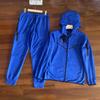 Womens Hooded Tracksuit Set Long Sleeve Cotton Sport Outfit Side Zip Casual Activewear