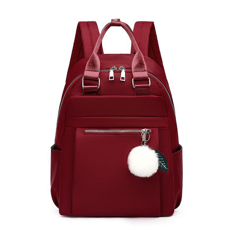 Schoolbag1011 new backpack women's canvas business travel commuter backpack large capacity laptop student schoolbag