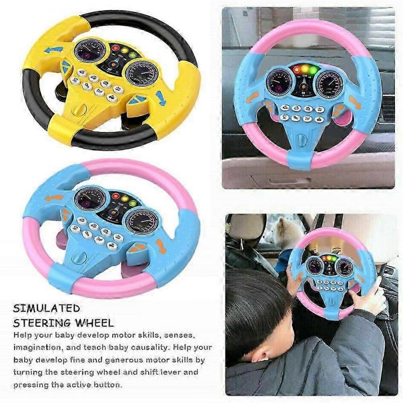 Simulation Driving Car Toy Steering Wheel Kids Baby Interactive Toy Christmas Gift