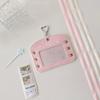 PU Card Cover Photo Photocard Frame DIY Ballet Ribbon Idol Card Display Protector  Card Decor