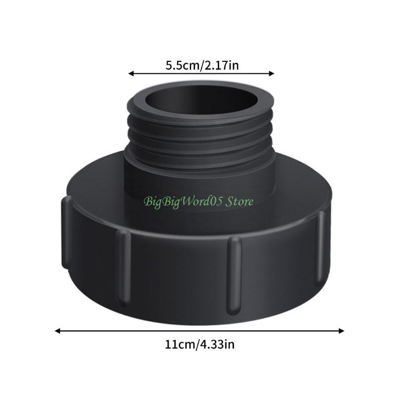 24TE IBC Tote Water for Tank Garden Hose Adapter Fitting 3 Inch to 2 Inch 100mm to 60mm Pipe Tap Connector Tonnage Joint Part