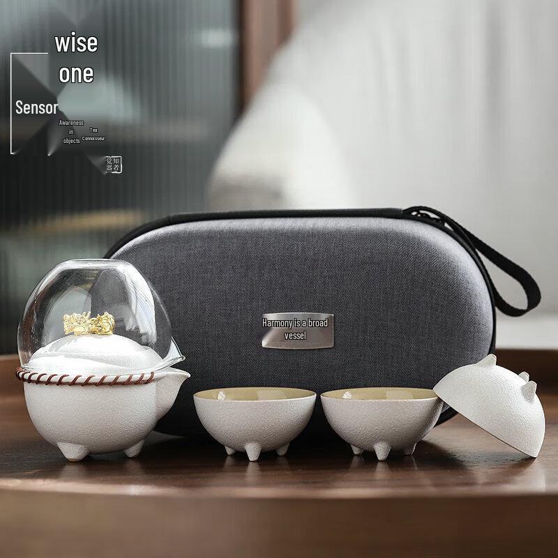 

Portable Ceramic Travel Tea Set