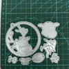 Christmas Elk Metal Die Cuts Embossing Template Stencil Scrapbooking for Card